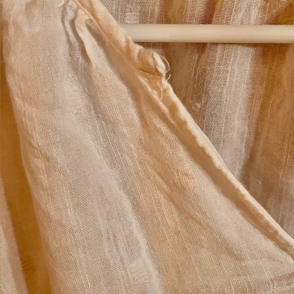 Old Navy Women's Top Long Sleeves Size Large Gauzy Flowy Coastal Boho Chic Beach - Picture 5 of 11